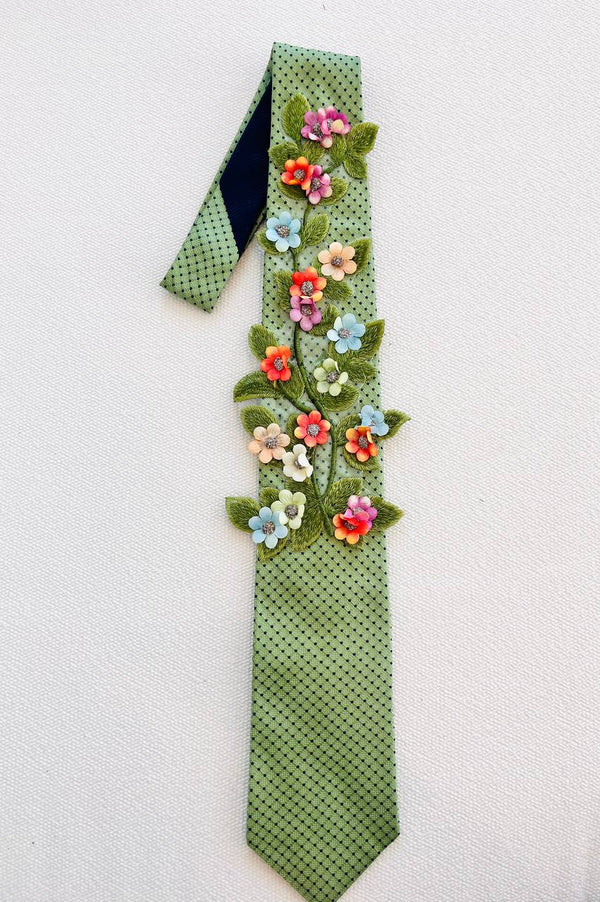Spring Meadow Green Tie