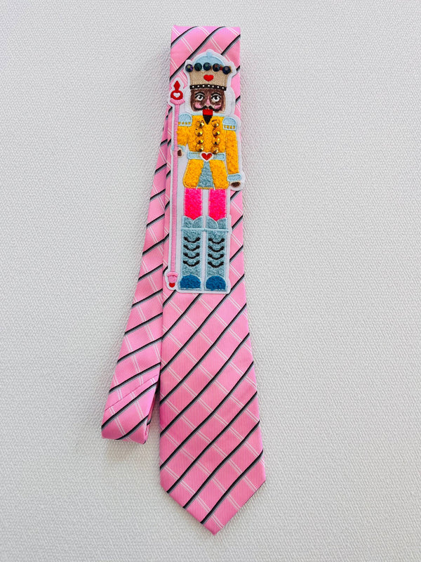 Pink Monarch Tie