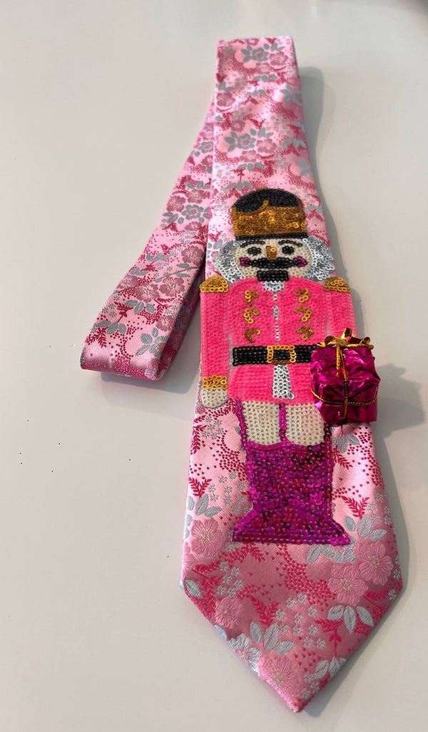 Blushing Florals Nutcracker Tie