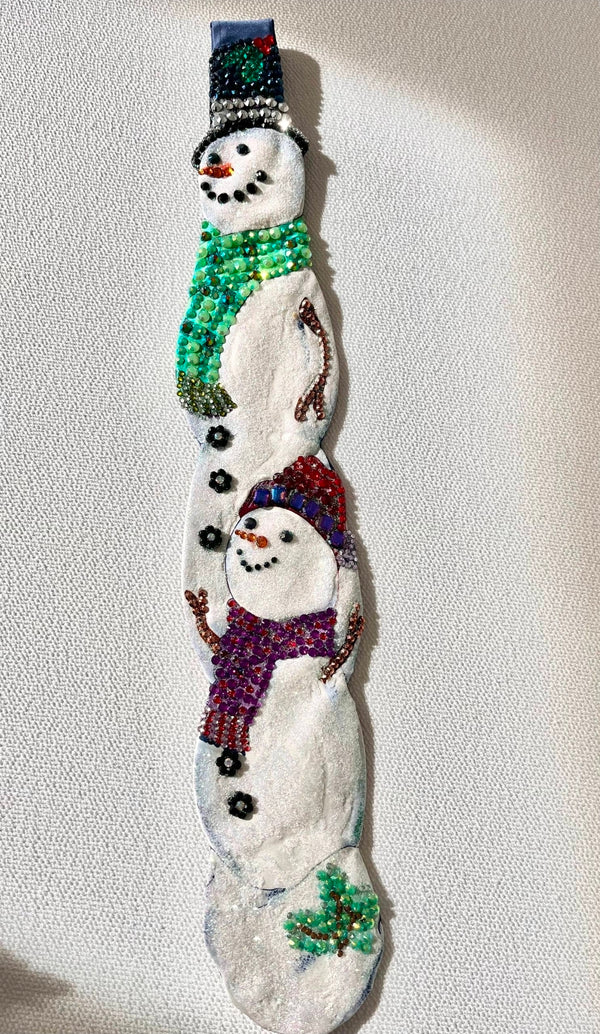 Frosty Snowman Duo Necktie